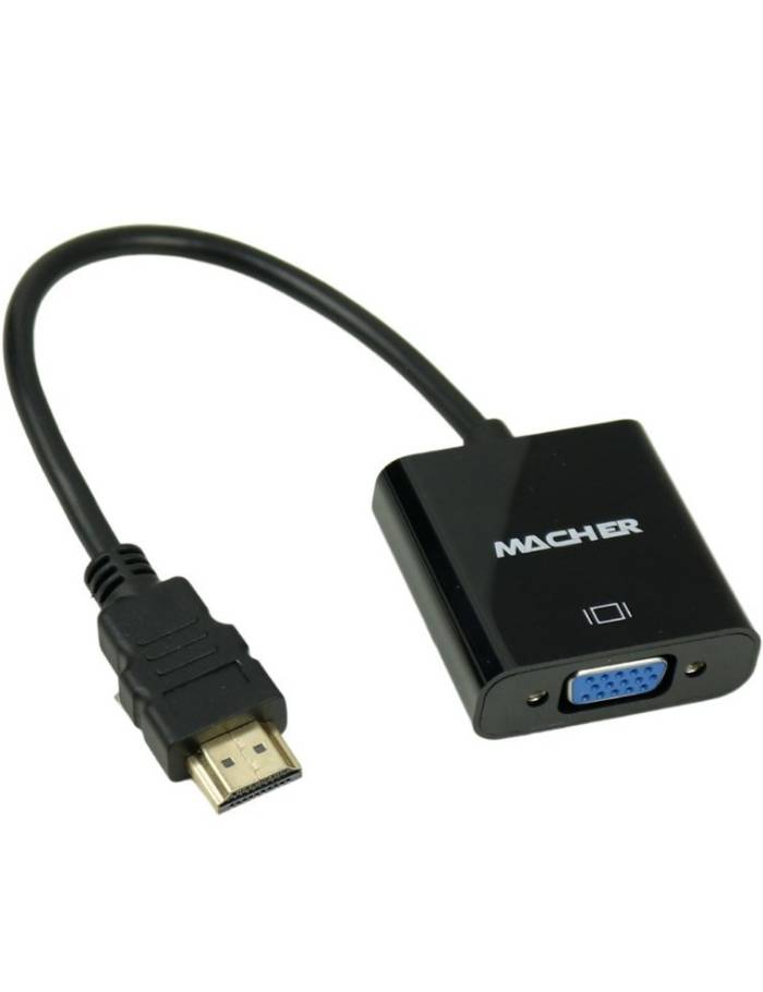 تبدیل HDMI به VGA برند MACHER مناسب لپ‌تاپ و مانیتور