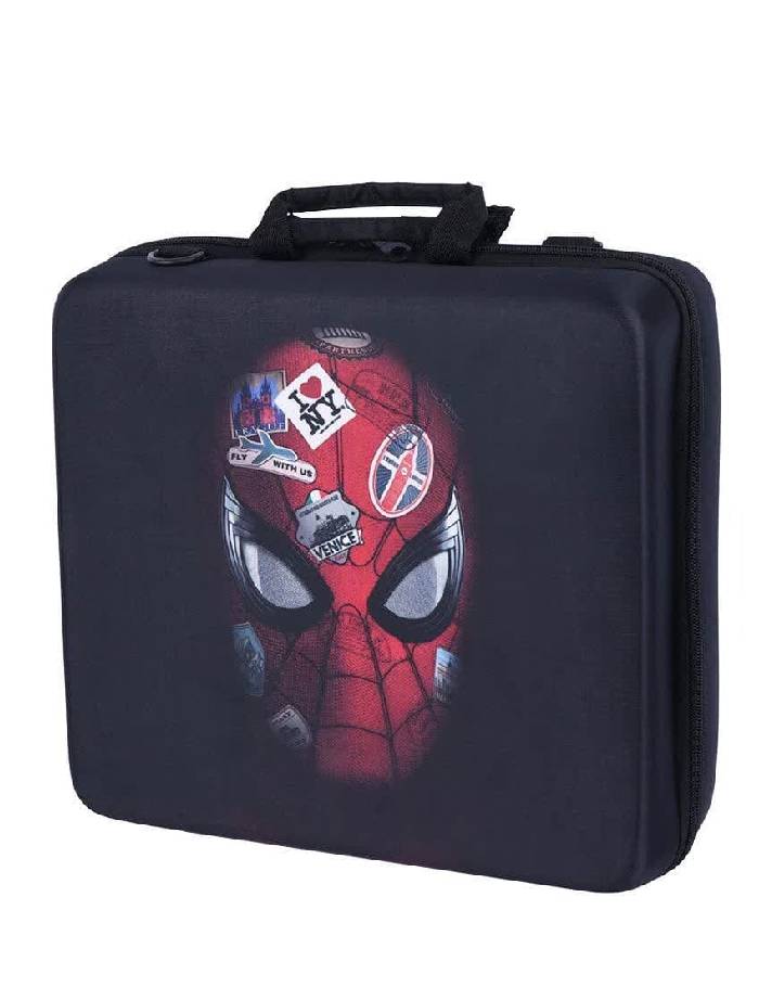 کیف PS4 طرح Spider Man زمینه مشکی– ضدضربه و مقاوم